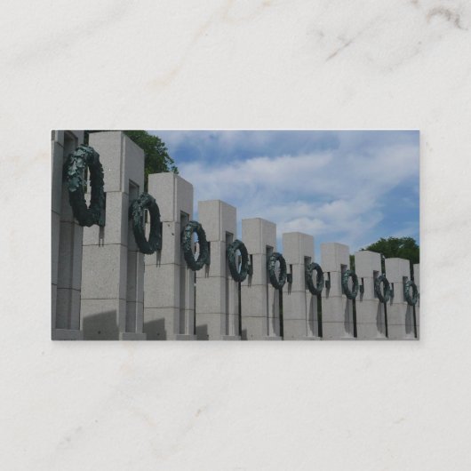 第二次世界大戦の記念リースI 名刺 (裏面)