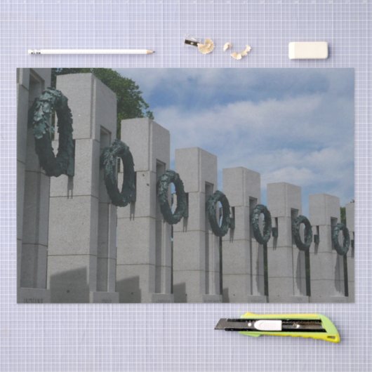 第二次世界大戦の記念リースI 薄葉紙 (クラフト)