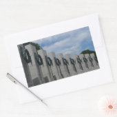 第二次世界大戦の記念リースI 長方形シール (封筒)