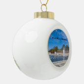 第二次世界大戦の記念碑 セラミックボールオーナメント (左)