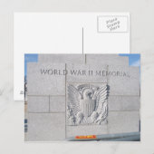 第二次世界大戦の記念碑 ポストカード (正面/裏面)