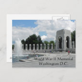 第二次世界大戦の記念碑 ポストカード (正面/裏面)