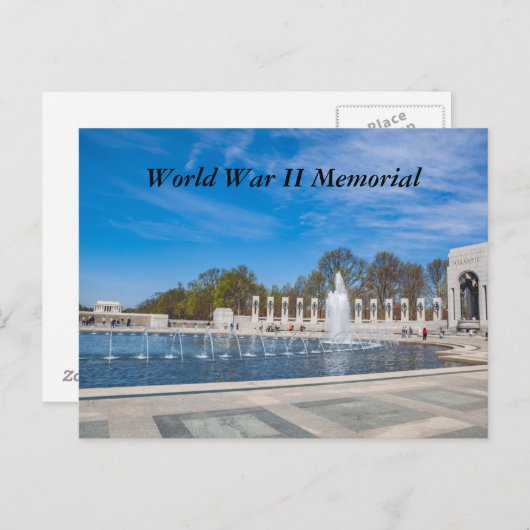 第二次世界大戦の記念碑 ポストカード (正面/裏面)