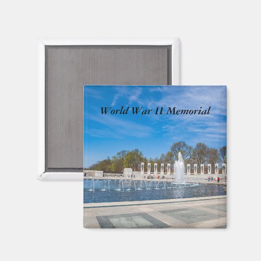第二次世界大戦の記念碑 マグネット (正面/裏面)