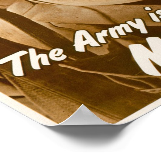 第二次世界大戦の軍隊は金属のためにあなたを頼っている ポスター (角)