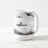 第二次世界大戦の飛行機 コーヒーマグカップ (正面右)