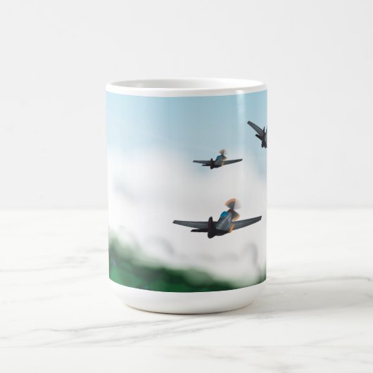 第二次世界大戦の飛行機 コーヒーマグカップ (中央)