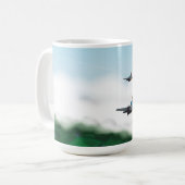 第二次世界大戦の飛行機 コーヒーマグカップ (正面左)
