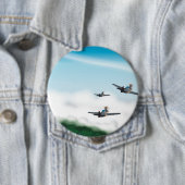 第二次世界大戦の飛行機 缶バッジ (インサイチュ)