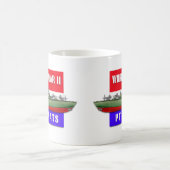 第二次世界大戦のPtボート コーヒーマグカップ (中央)