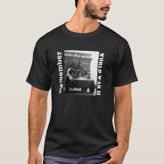 第二次世界大戦を覚えて下さい Tシャツ (正面)