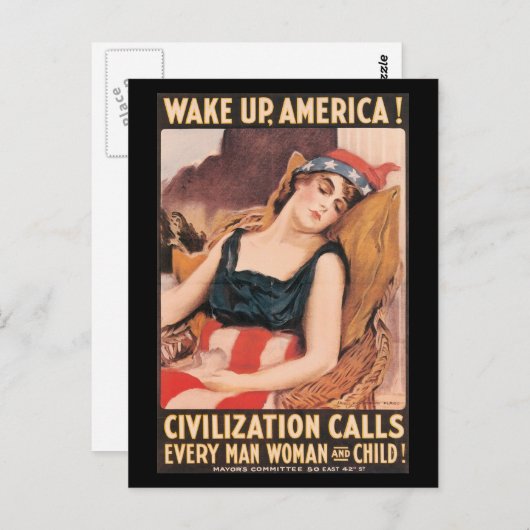 第二次世界大戦を起こす ポストカード (正面/裏面)