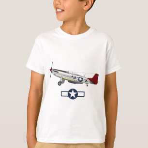 第二次世界大戦アメリカの飛行機 Tシャツ
