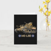 第二次世界大戦アメリカ中戦車M3リー カード (黄色い花)