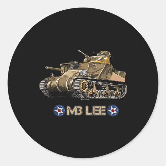 第二次世界大戦アメリカ中戦車M3リー ラウンドシール (正面)