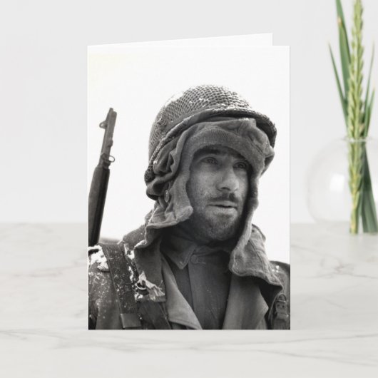 第二次世界大戦アメリカ人歩兵 カード (正面)