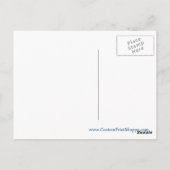 第二次世界大戦アメリカ国旗の愛国的はがき ポストカード (裏面)