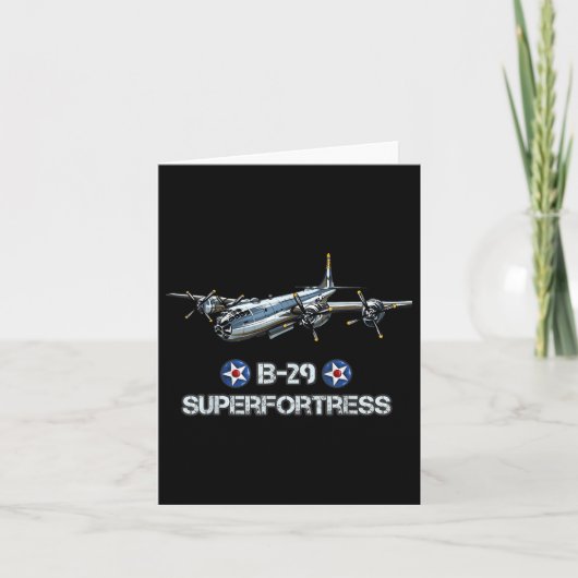 第二次世界大戦アメリカ航空機Wwii B-29スーパーフォーター カード (正面)