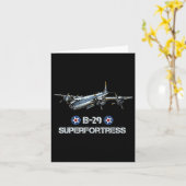 第二次世界大戦アメリカ航空機Wwii B-29スーパーフォーター カード (黄色い花)
