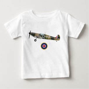 第二次世界大戦イギリスの飛行機 ベビーTシャツ