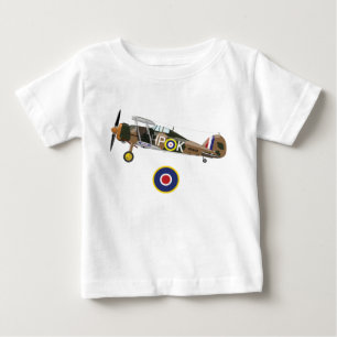 第二次世界大戦イギリスの飛行機 ベビーTシャツ