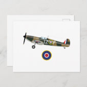 第二次世界大戦イギリスの飛行機 ポストカード (正面/裏面)