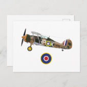 第二次世界大戦イギリスの飛行機 ポストカード (正面/裏面)