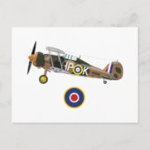 第二次世界大戦イギリスの飛行機 ポストカード (正面)