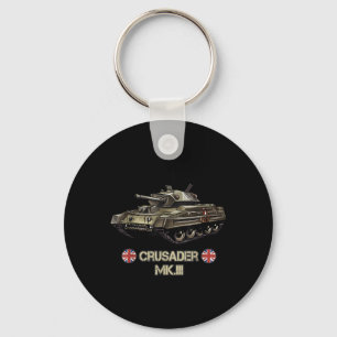 第二次世界大戦イギリス軍タンク十字軍Mk.3ギフト キーホルダー