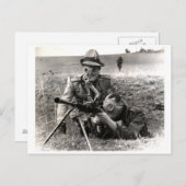 第二次世界大戦イタリアン兵 ポストカード (正面/裏面)