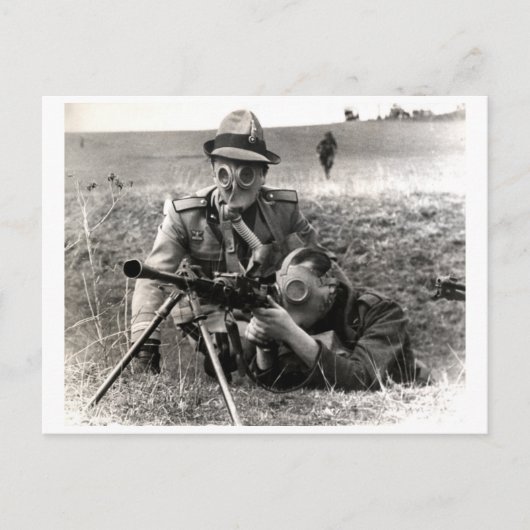 第二次世界大戦イタリアン兵 ポストカード (正面)