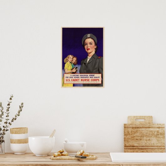 第二次世界大戦カデナース隊 ポスター (キッチン)