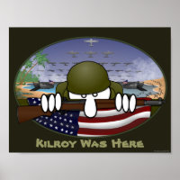 第二次世界大戦キルロイのポスター1