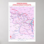 第二次世界大戦スターリングラード作戦の戦い天王星 ポスター (正面)