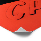 第二次世界大戦ソ連のプロパガンダポスター ファシズムに死を ポスター (角)