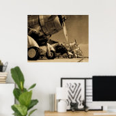 第二次世界大戦ダグラスSBDダントレス爆撃機飛行機 ポスター (ホームオフィス)