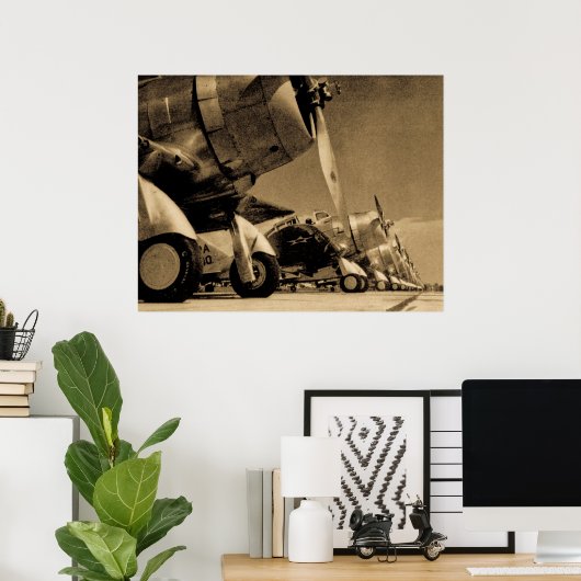 第二次世界大戦ダグラスSBDダントレス爆撃機飛行機 ポスター (ホームオフィス)