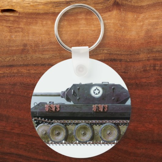 第二次世界大戦ドイツ戦車 キーホルダー (正面)