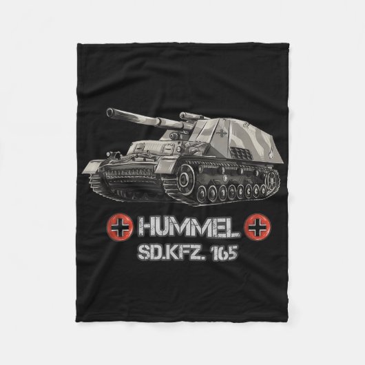 第二次世界大戦ドイツ自走砲ハンメル フリースブランケット (正面)