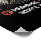 第二次世界大戦ドイツ自走砲ハンメル ポスター (角)