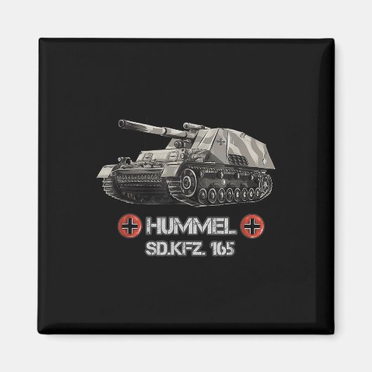第二次世界大戦ドイツ自走砲ハンメル マグネット (正面)
