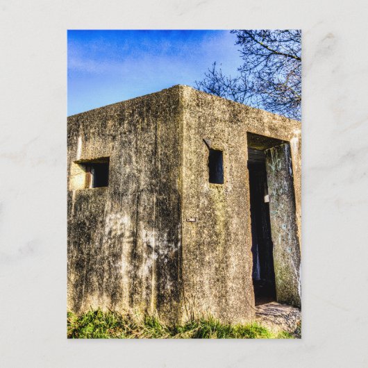 第二次世界大戦バンカー ポストカード (正面)