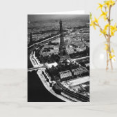 第二次世界大戦パリ解放 カード (黄色い花)