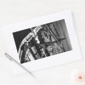 第二次世界大戦パリ解放 長方形シール (封筒)