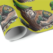 第二次世界大戦ブルドッグの兵士Sgt.ローバー ラッピングペーパー (ロールコーナー)