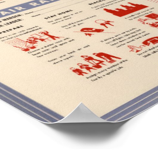 第二次世界大戦ホームメーカー戦争ガイド ポスター (角)