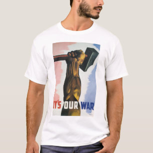 第二次世界大戦ポスター Tシャツ