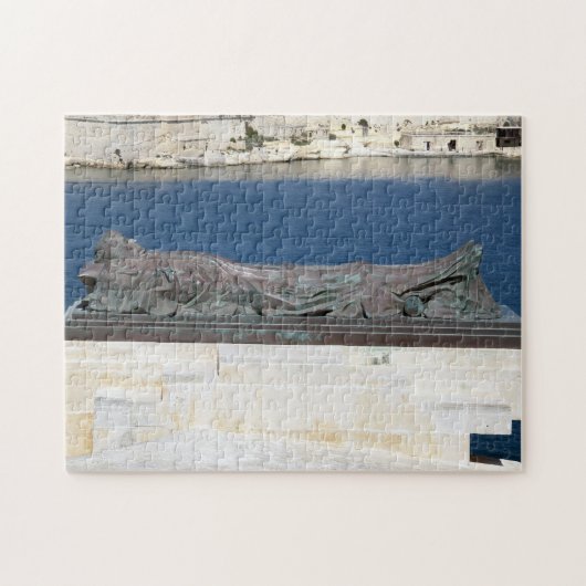 第二次世界大戦マルタ記念バレッタ。 ジグソーパズル (横)