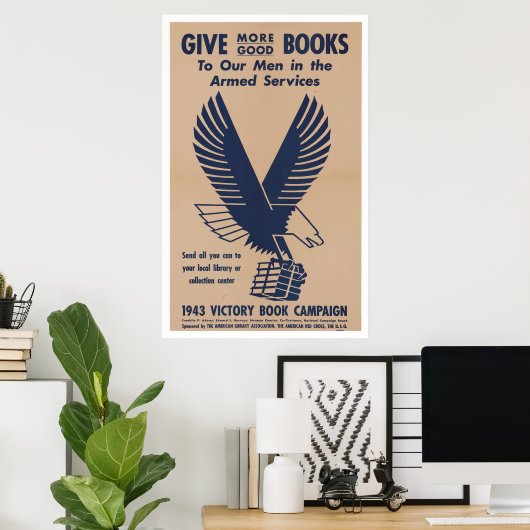 第二次世界大戦中のアメリカプロパガンダ ポスター (ホームオフィス)