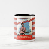 第二次世界大戦初期のポスター鉄道 ツートーンマグカップ (中央)